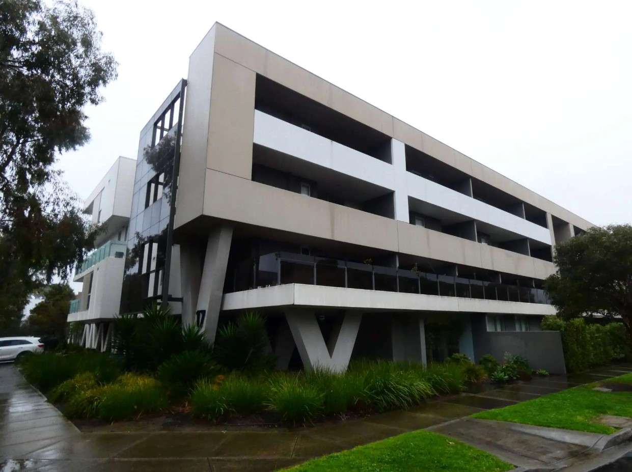 modern apartment building